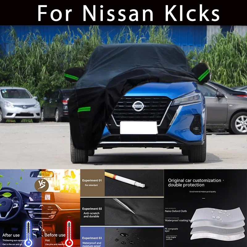 

For Nissan KIcks Outdoor Protection Full Car Covers Snow Cover Sunshade Waterproof Dustproof Exterior Car accessories