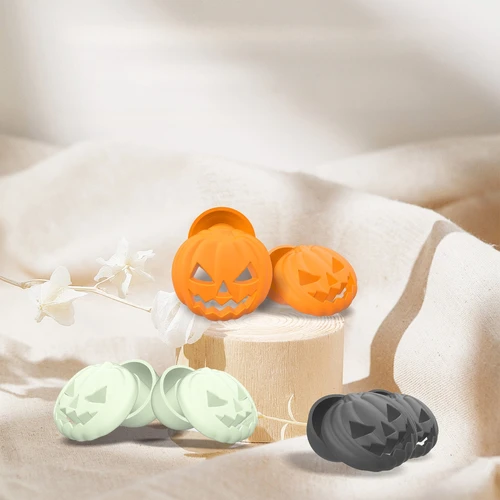 Imagen 2 del producto Tapones para los oídos con cancelación de ruido en forma de calabaza, tapón para los oídos de silicona suave para ayuda para dormir, tapón para los oídos impermeable para natación, protección de seguridad para conciertos