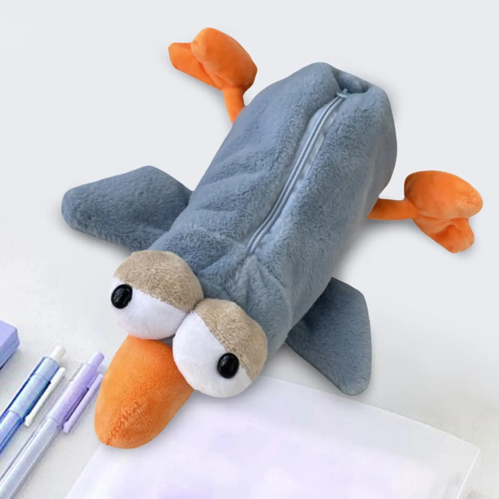 Plush Bird Pencil Case Pencil Bags for Students Office Boys and Girls