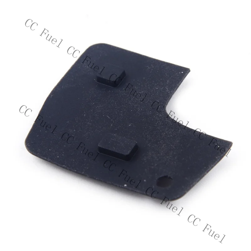 C+ 2 BTNS Remote Keyless Key Case Fob Shell Rubber Pad fit for Toyota Corolla Rav4