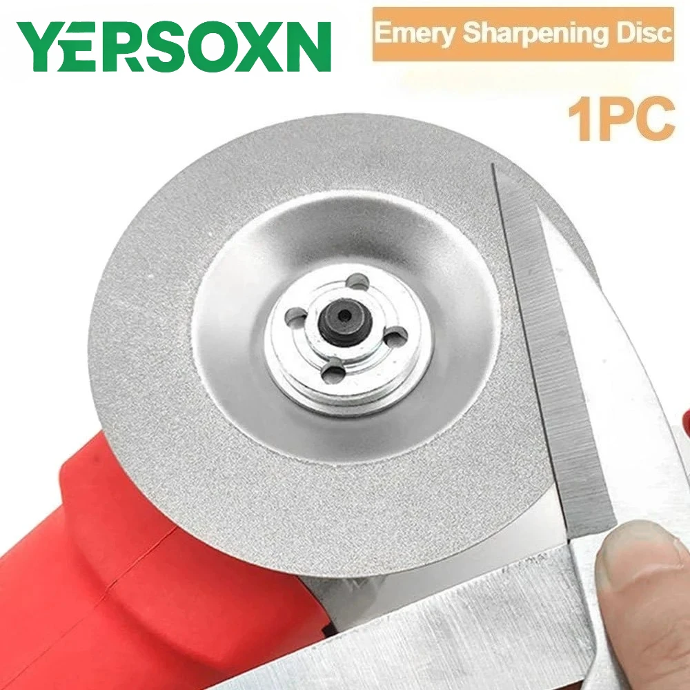 1PC Diamond Sharpening Wheel 100mm Emery Sharpening Disc Abrasive Disc 400-800 Grit for  Angle Grinder Kitchen Scissors Tools
