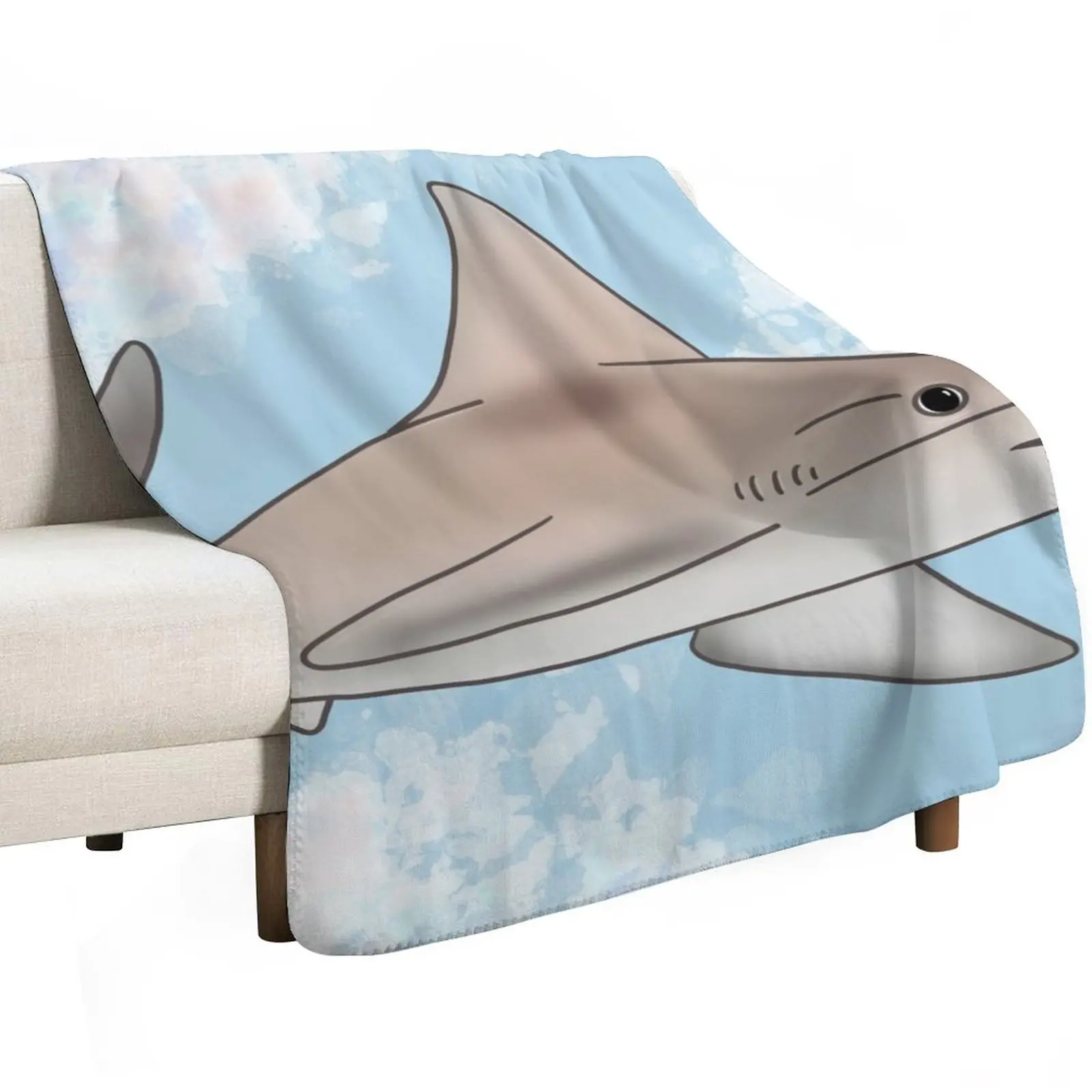 Sandbar Shark - True tint Throw Blanket Luxury St for winter Thermals For Travel Vintage Plush Giant Sofa Blankets