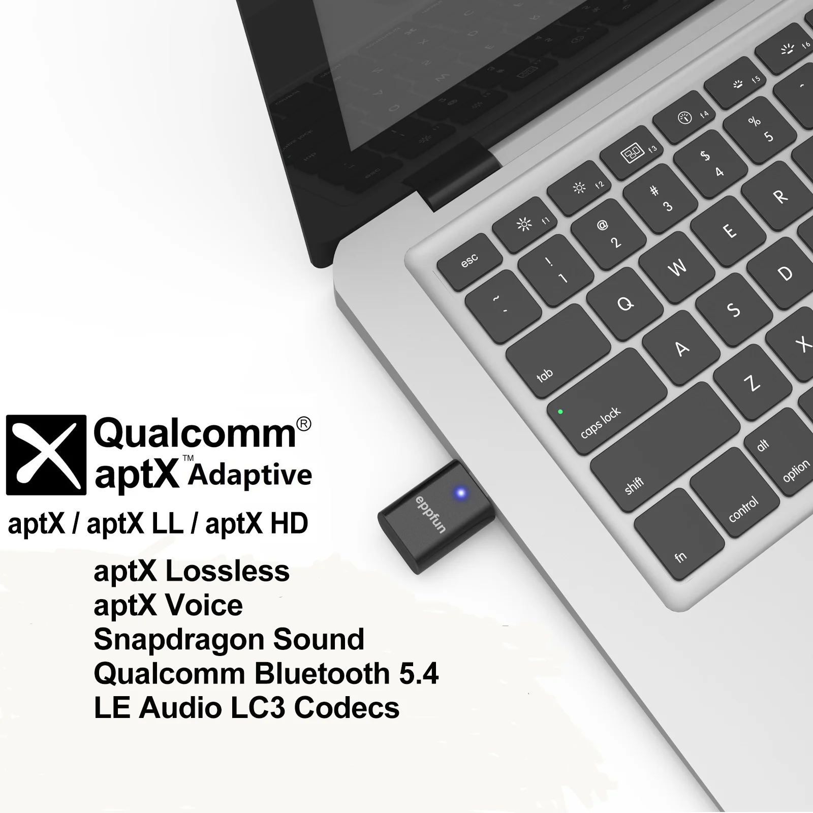 Avantree C82 Aura - Transmetteur Audio Auracast Bluetooth 5.4 USB-C Pour Téléphones, Tablettes, Mac Et PC