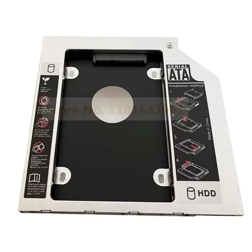 Soporte de marco para disco duro HDD SSD de 9,5 mm, segunda unidad secundaria de 2,5 pulgadas, para Lenovo Z500 Z400 G500s G505s Y410 Y510P Y510PT