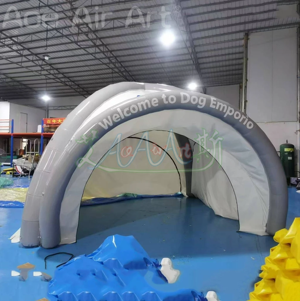 5mLx4mW Pvc Waterproof Inflatable Spider Tent with Custom Logo for Outdoor Advertising