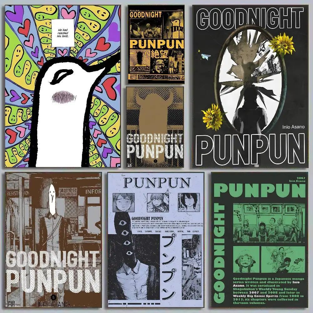 Oyasumi Punpun Manga cartel artístico con impresiones hogar dormitorio sala de estar decoración regalo