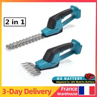 New Pruner Cordless Hedge Trimmer Electric Grass Trimmer Pruning Saw Shrub Shear Hedger Power Tools 2 in1 For Makita 18V Battery