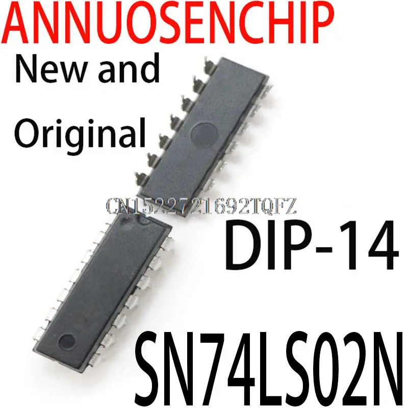 10PCS New and Original 74LS02  HD74LS02P DIP-14 SN74LS02N