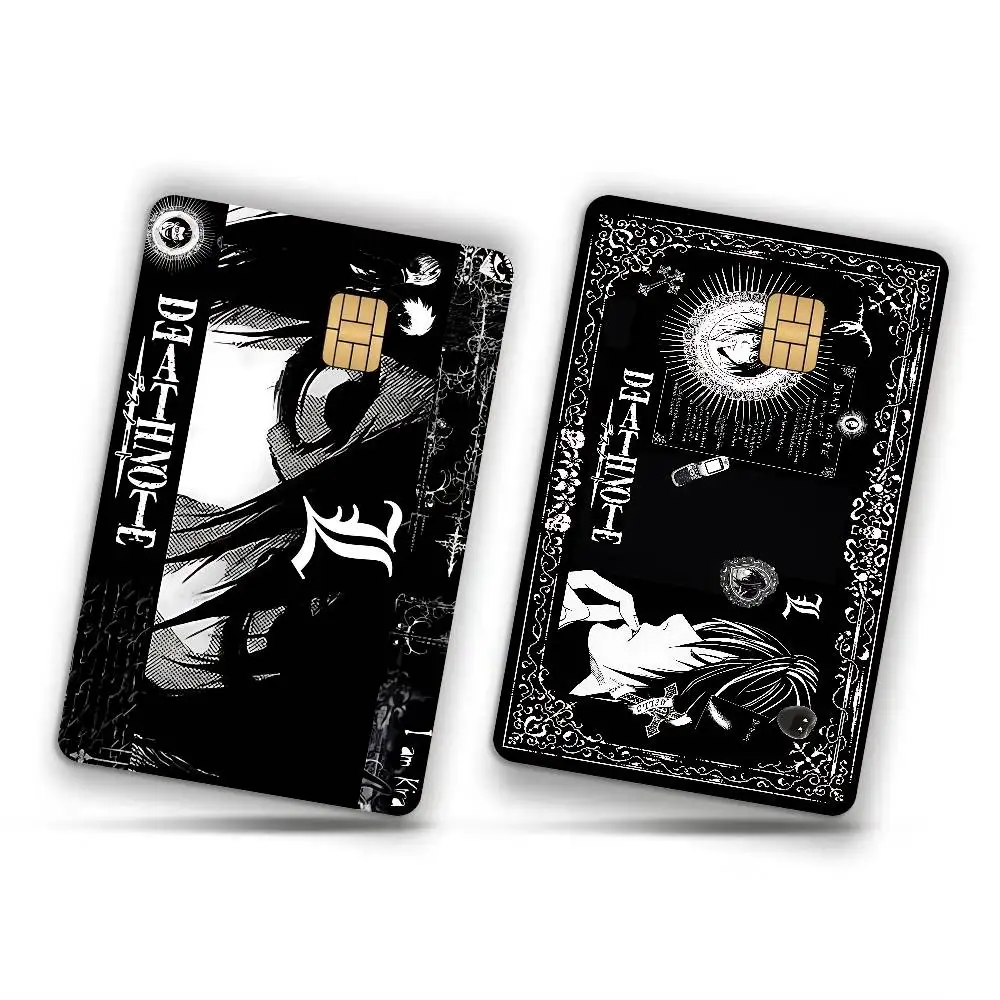 Death Note Anime 100% Hot Sale Amine Credit Debit Bank Card Bus Card Film Skin Sticker