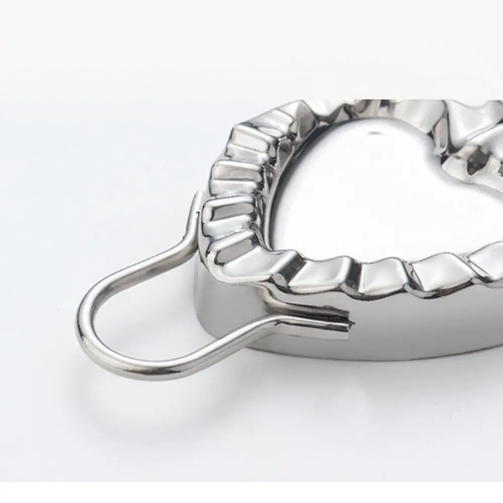 Stainless Steel Heart Dumpling Maker Tool Kitchen Pastry Ravioli Press Mold Professional Dough Wrapper Gadget