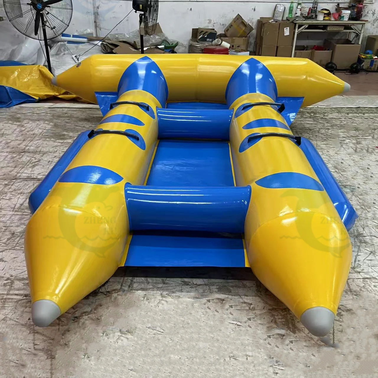 

Factory direct sales can be towed water can be tugged tube inflatable flying fish water banana disco boat summer water sports