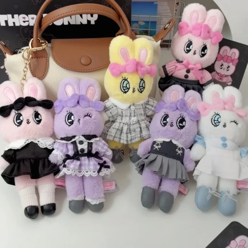 Genuine Toyzero Esther Bunny Plush Keychain Blind Box Cute Dressed Rabbit Stuffed Doll Bag Pendant Birthday Gift