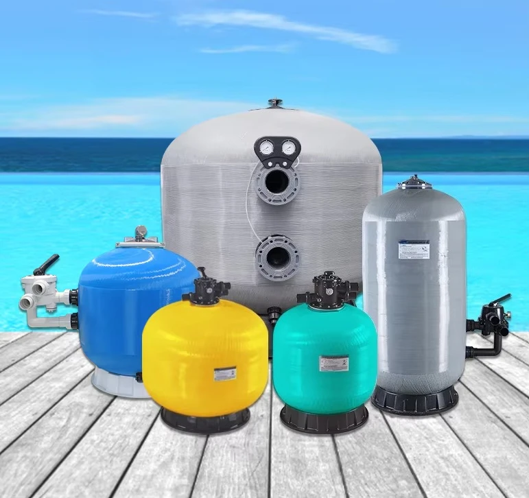 

Cheaper Price Fiberglass Good Quality Swimming Pool Sand Filter