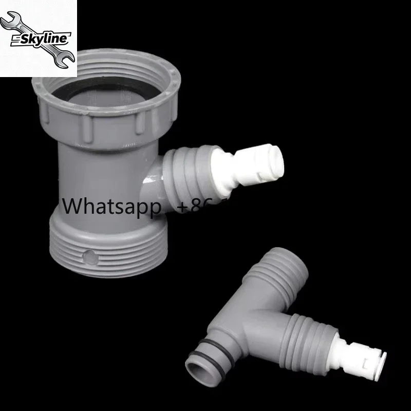 overflow port connector water purifier front wastewater kitchen sink sewer accessories