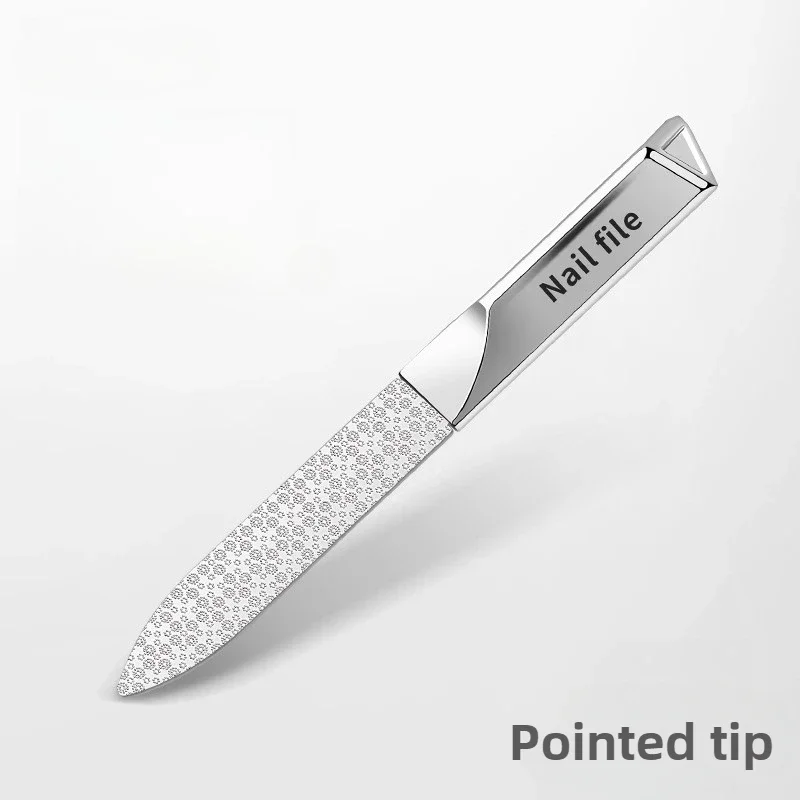 สแตนเลสสตีลคู่ตะไบเล็บอุปกรณ์จัดแต่งทรงผมภาษาโปลิชคํา Remover สําหรับบัฟเฟอร์เล็บเครื่องมือสําหรับ Home And Travel