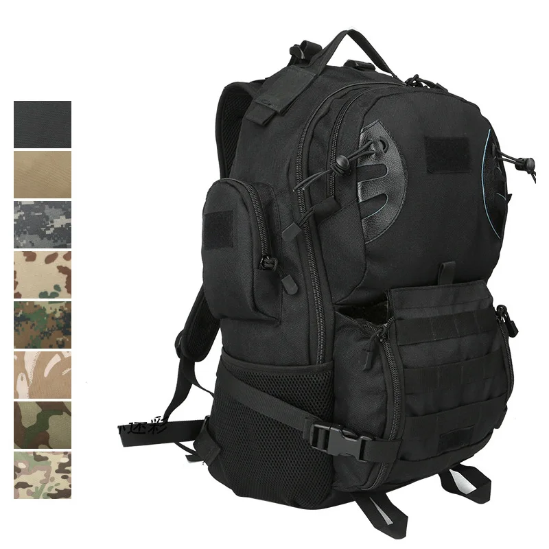 45L Tactical Large Capacity Molle Backpack Outdoor Assault Rucksack Hiking Hunting Camping Bags