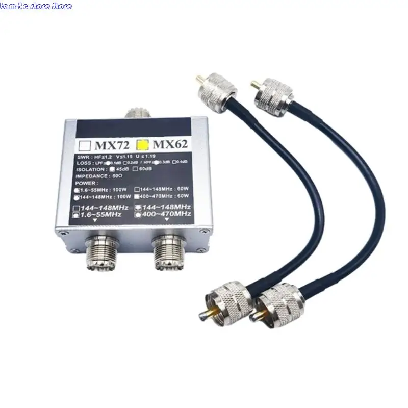 D0UA MX62 DUPLEXER ANTENNAS VHF 144-148MHZ UHF 400-470MH