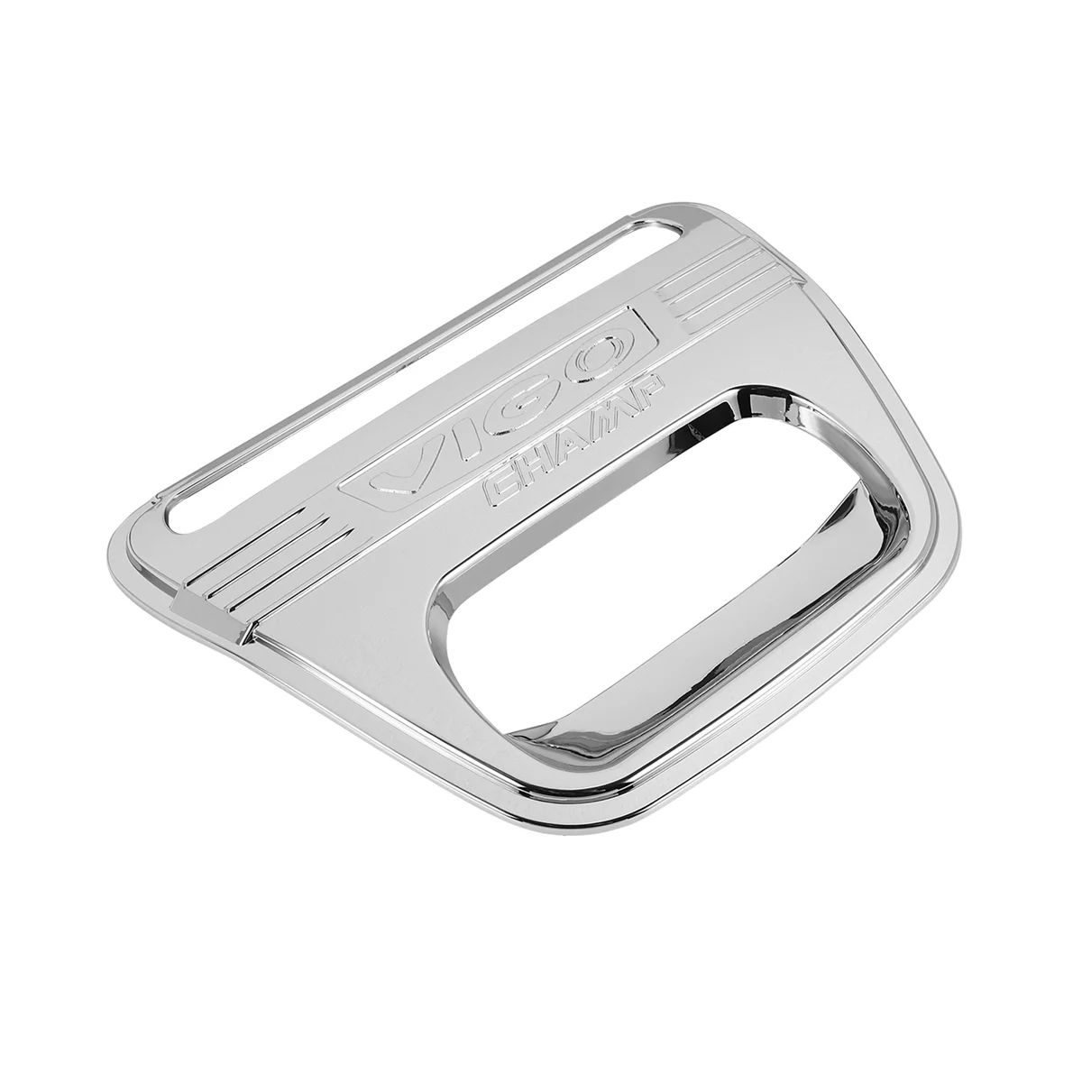 سيارة ABS كروم تصميم الذيل بوابة الكسوة مقبض خلفي إدراج لتويوتا هايلكس فيجو 2008-2014 (فضي)