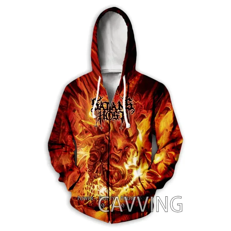 

New Fashion 3D Print Satan's Host Zipper Hoodies Zip Up Hooded Sweatshirts Harajuku Hoodie Hip Hop Sweatshirts for Women/men