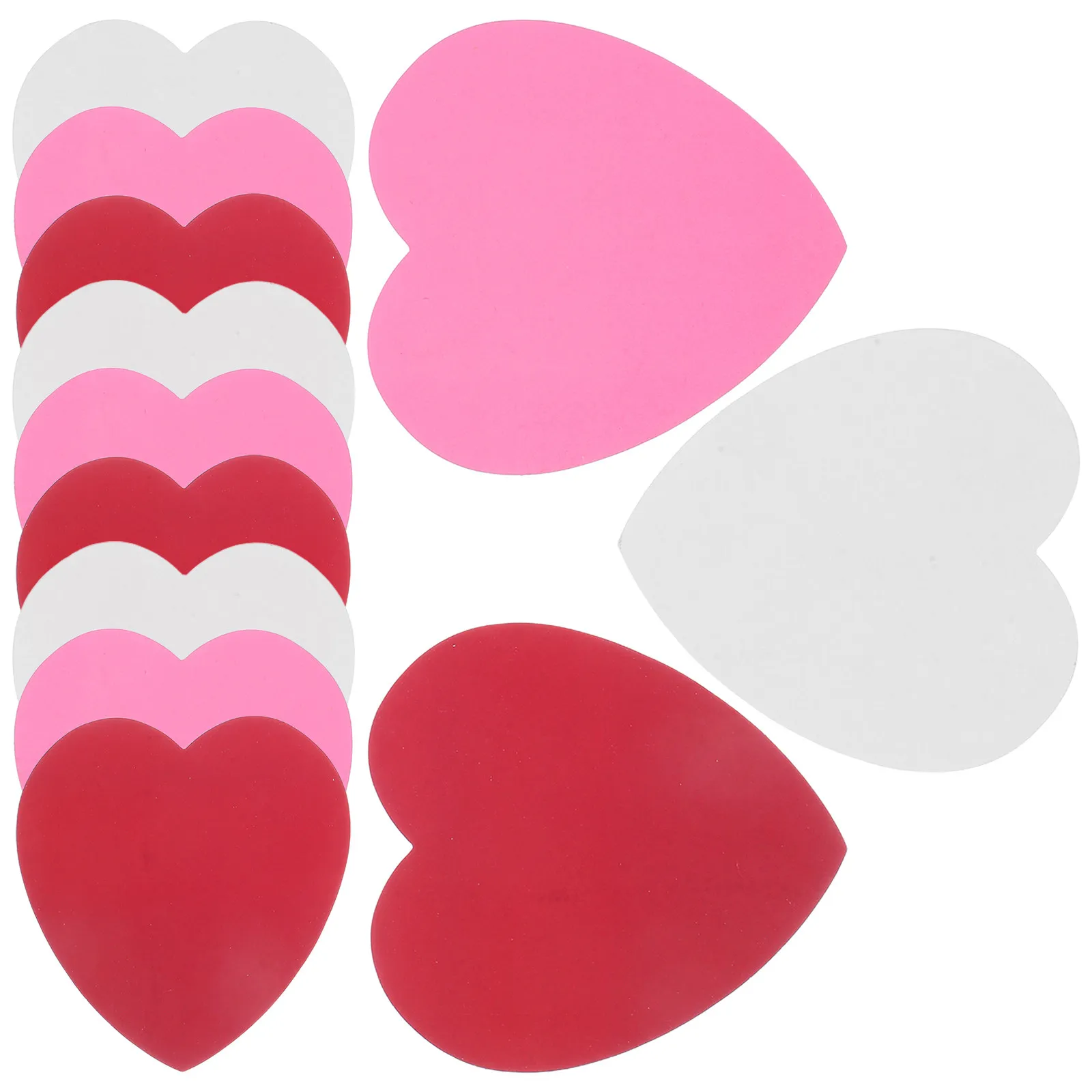 Heart Cardstock Cutouts Colorful Paper Shapes for Classroom Valentines Day Party Crafts 1 Set