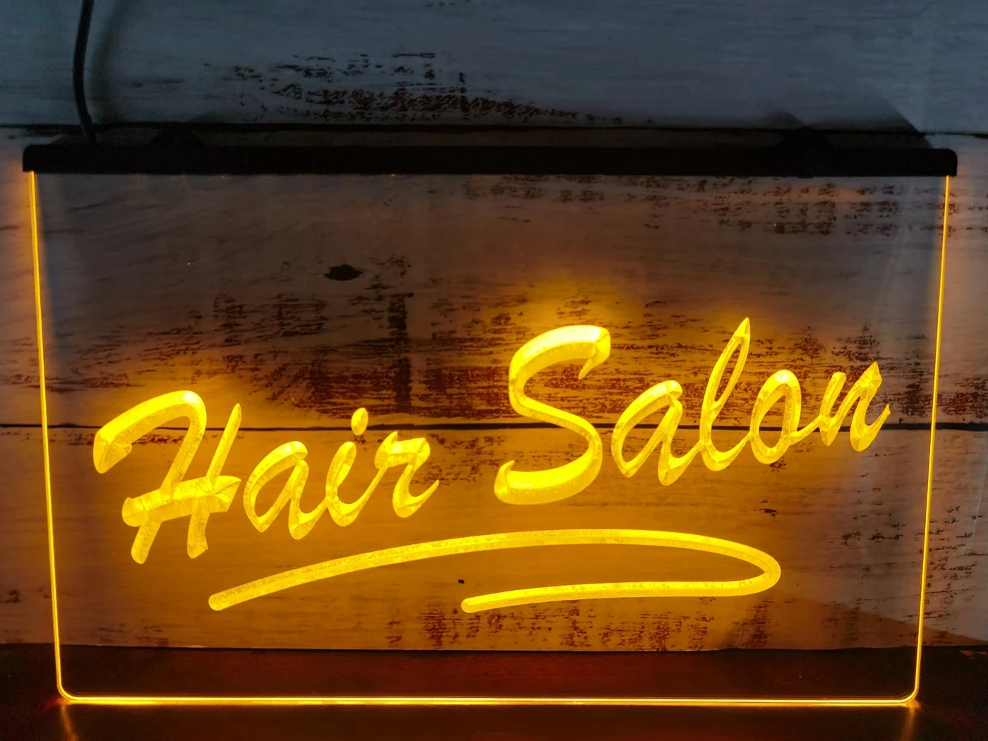 Hair Salon Script Cut OPEN LED Neon Sign-3D Carving Wall Art for Home,Room,Bedroom,manicure,Office,Farmhouse Decor neon sign