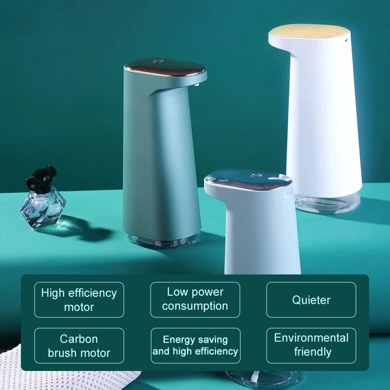 Automatic Foam Soap Dispensers Bathroom Smart Washing Hand Sanitizer Sensor Machine With USB Charging High Quality ABS Material