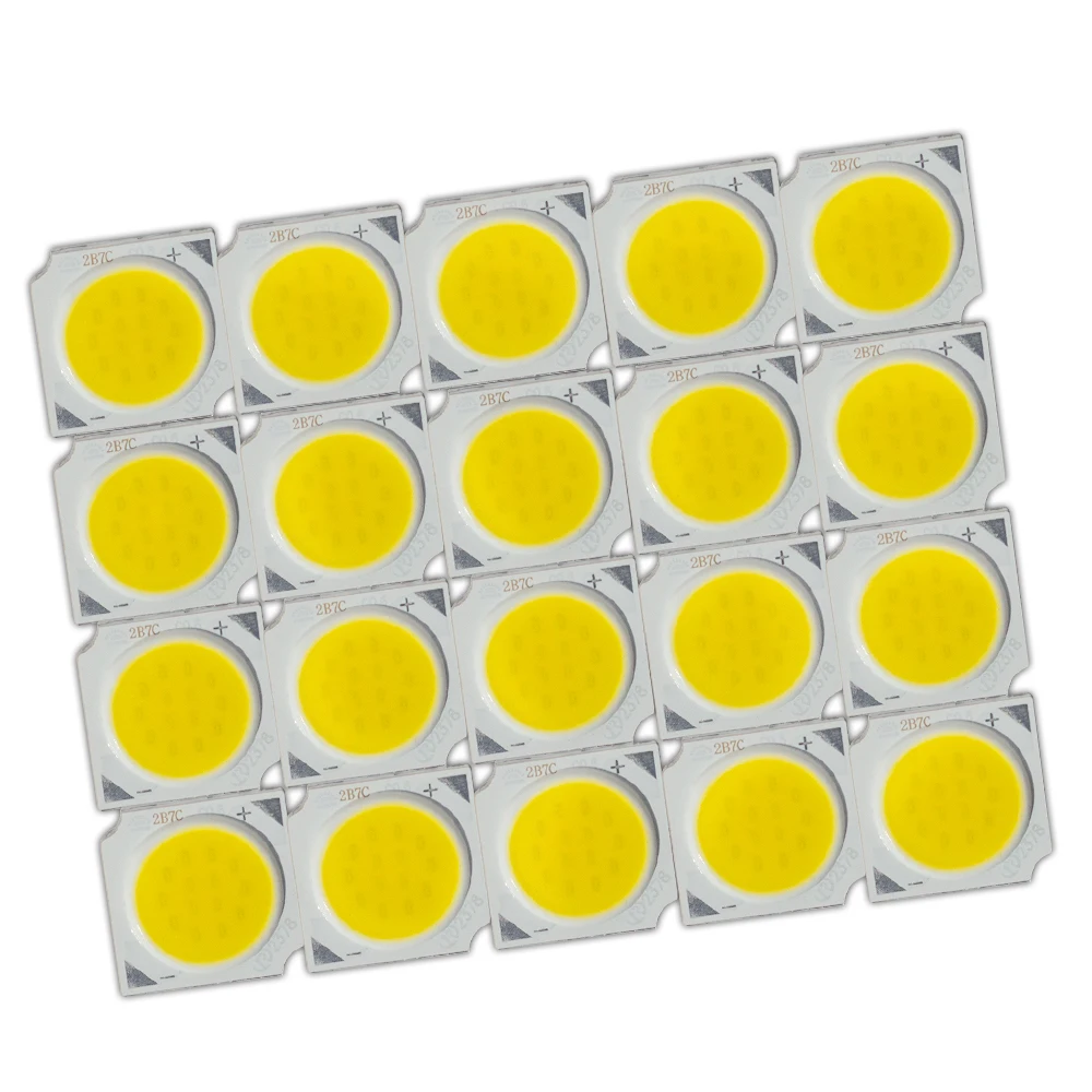 20 قطعة LED COB ضوء لمبة 250mA 1313 3 واط 5 واط 7 واط 10 واط دافئ أبيض بارد الأبيض LED مصدر رقاقة ضوء مصباح الأضواء النازل مصابيح DIY بها بنفسك