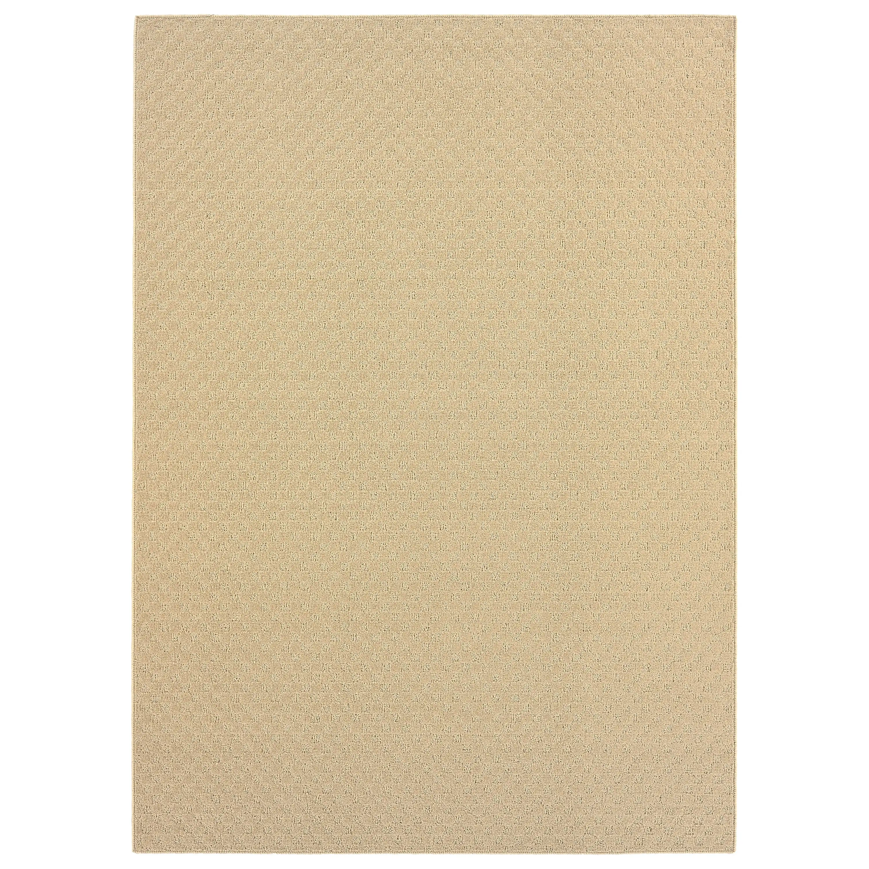 

Garland Rug Medallion Polypropylene Tan Indoor Area Rug, 5' x 7'