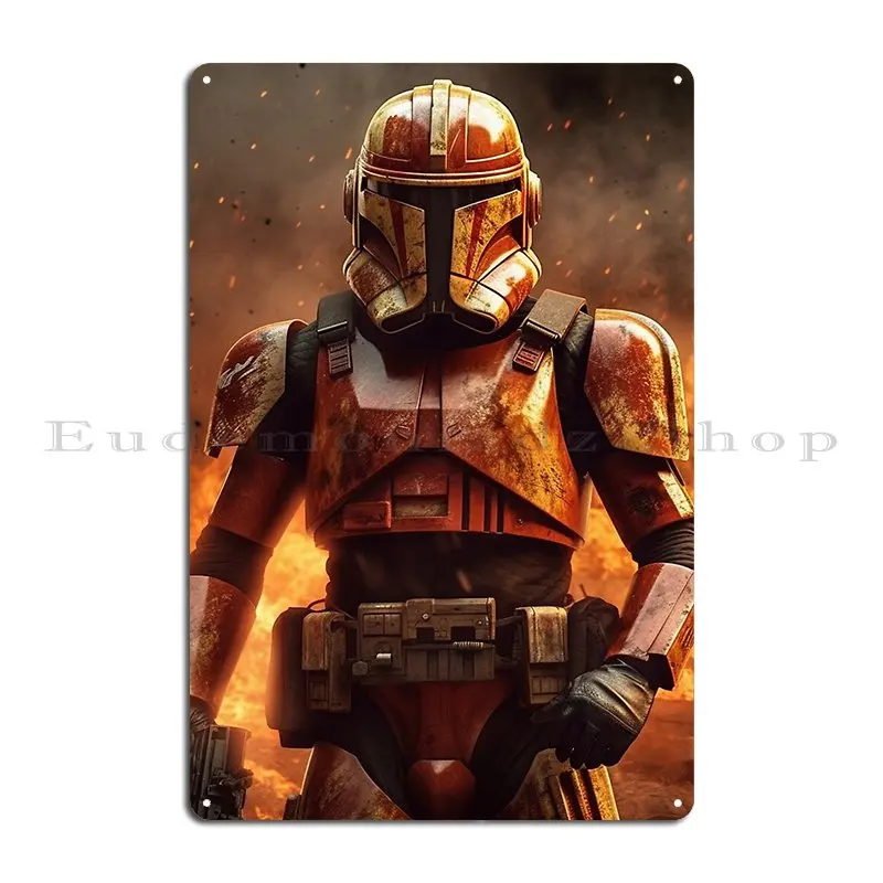 Clone Soldier 5 Metal Plaque Mural Plaques Cinema Character Poster Tin Sign Poster