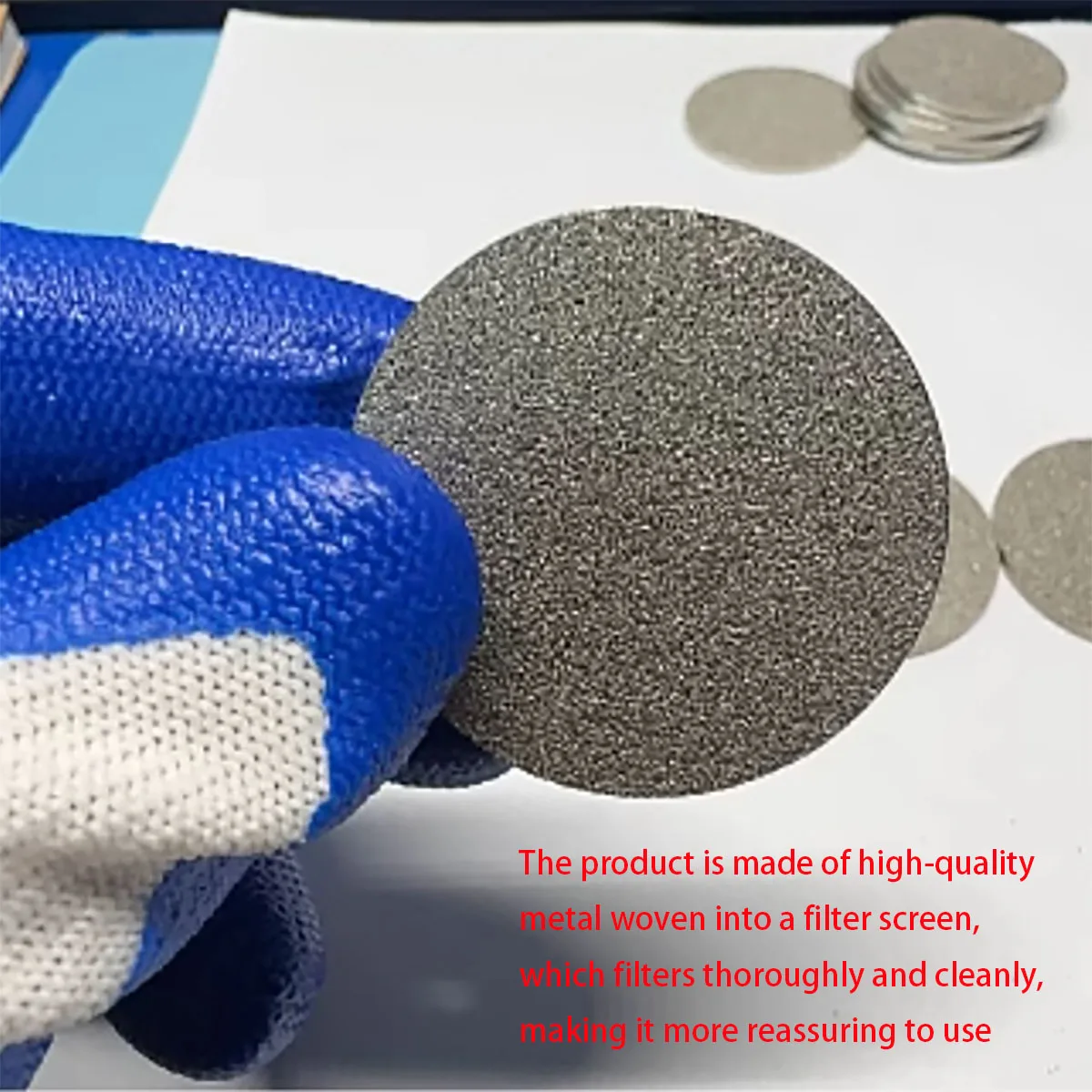 1pcs Pure Titanium Filter Plate, Titanium Powder Sintered Sheet, Circular Plate, Titanium Porous Material, Water Filtration