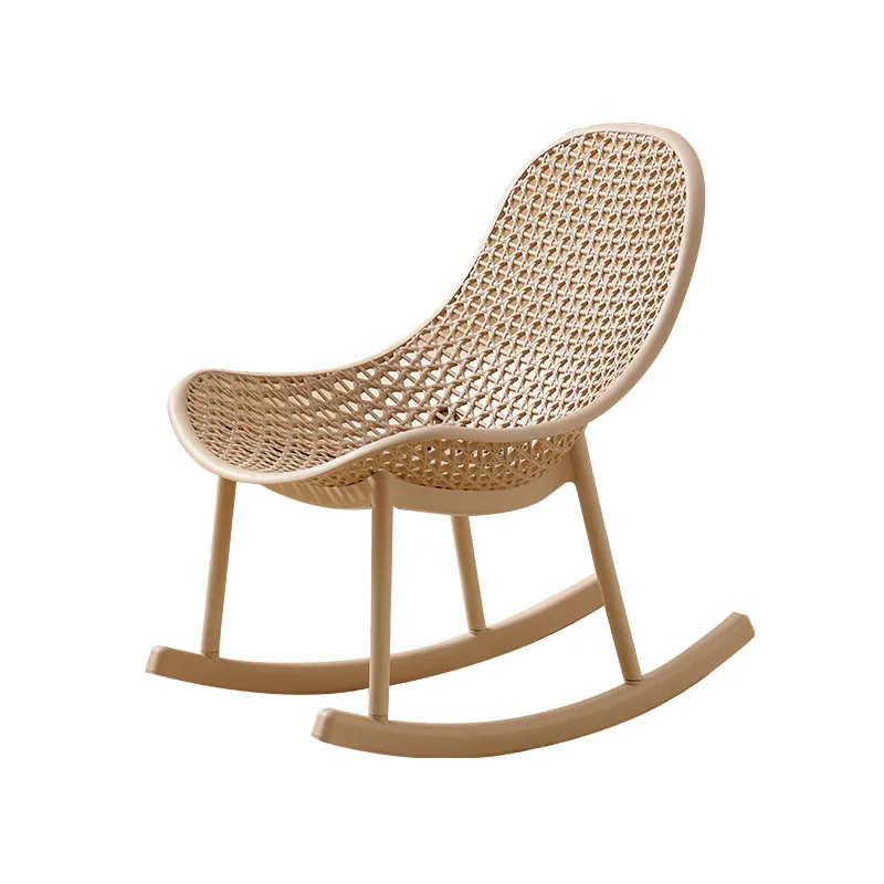 LTT simple rocking chair balcony home living room bedroom recliner lazy sofa chair