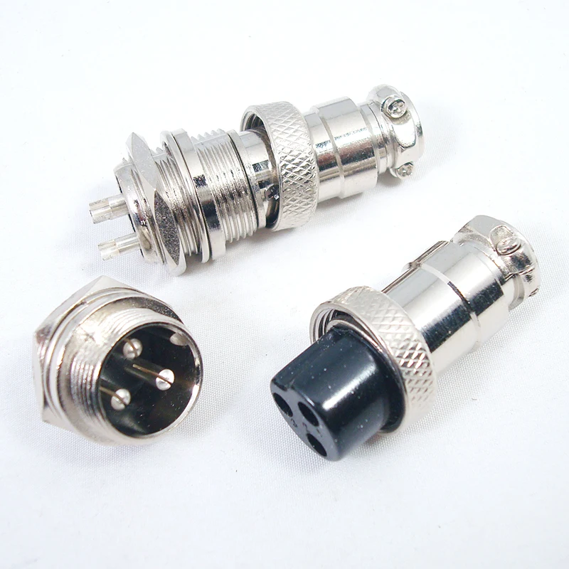 20set GX16-2/3/4/5/6/7/8/9 Pin Male & Female Diameter 16mm Wire Panel Connector GX16 Circular Connector Aviation Socket Plug