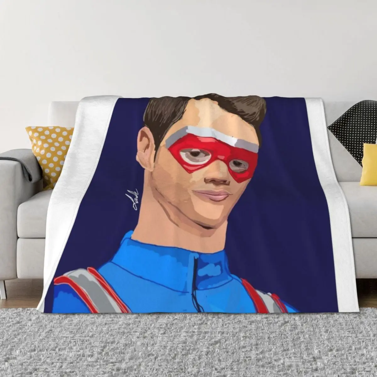 

Kid Danger Throw Blanket halloween Vintage Loose For Decorative Sofa Blankets