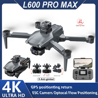 L600 PRO MAX ESC Foldable Drone Optocal Flow Positioning 360° laser obstacle avoidance 5G WIFI RC Dual Camera 8K HD Dron