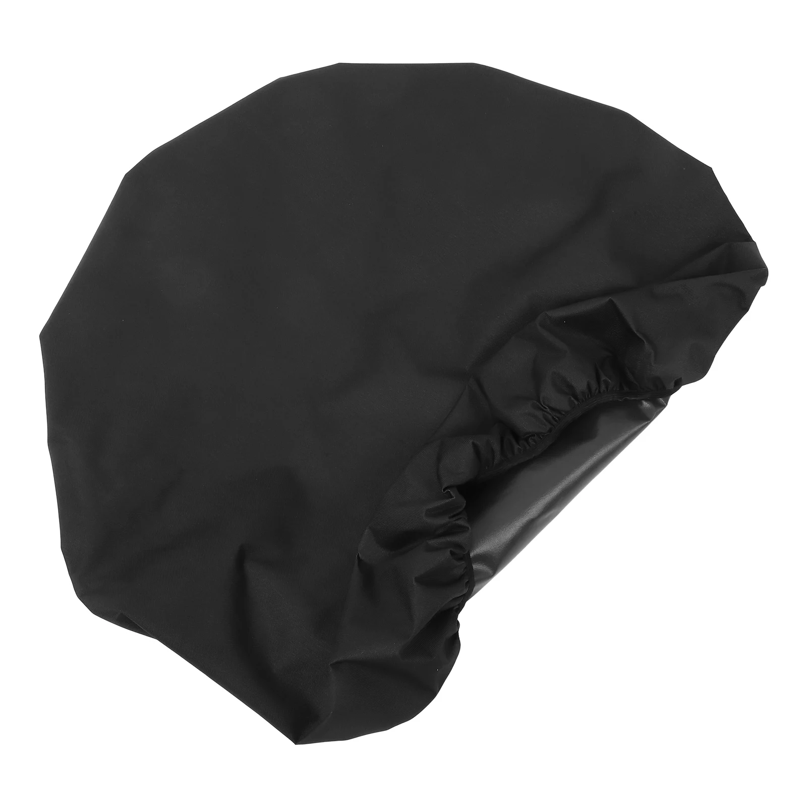 

Fire Pit Cover Round 600D Oxford Weather Resistant Elastic Hem Gas Stove Replacement Hot Tub Protector Fireplace