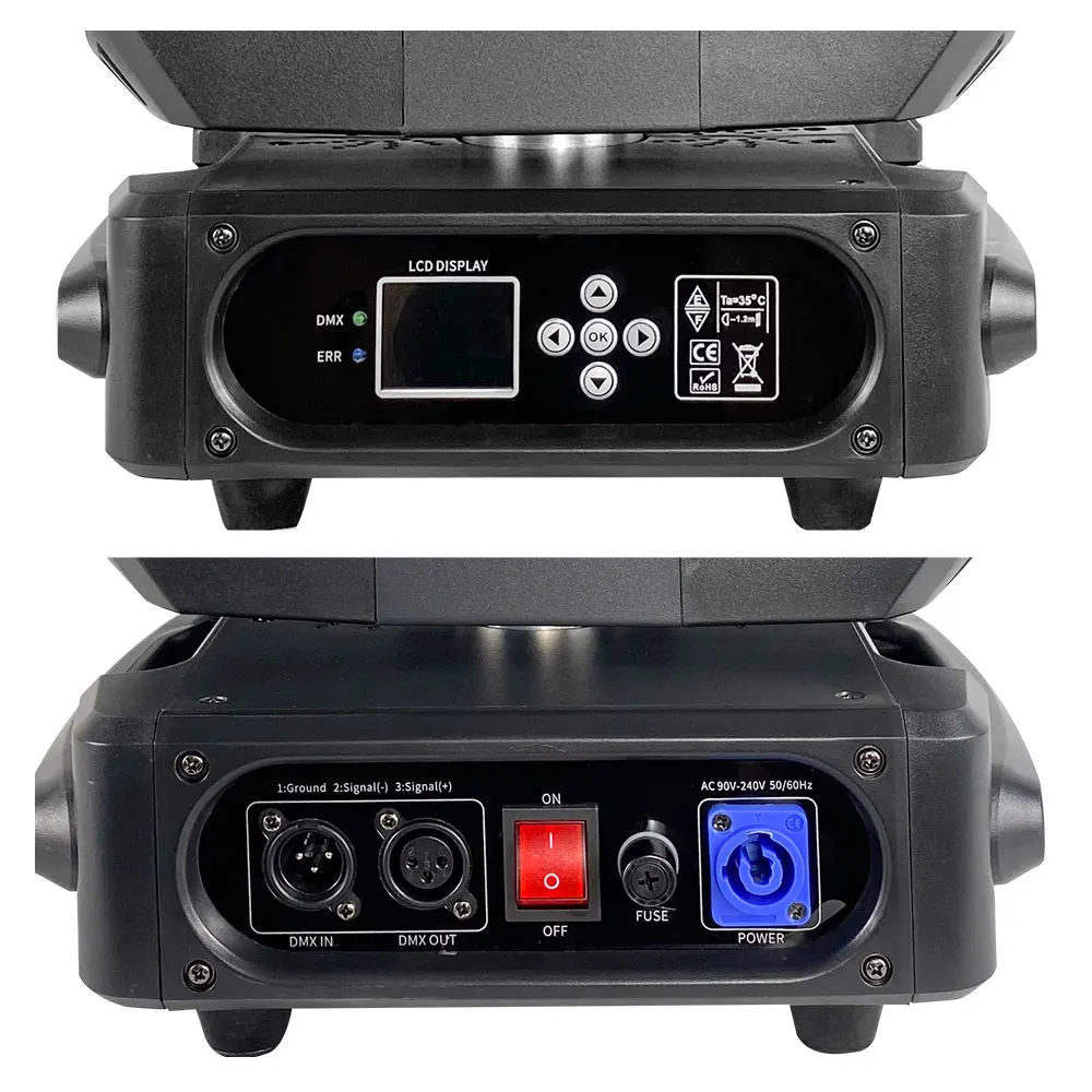 275W Bulb Beam Moving Head Lighting With 8+16+24 Pirm DMX 512 Control For DJ Disco Party Wedding Nightclub