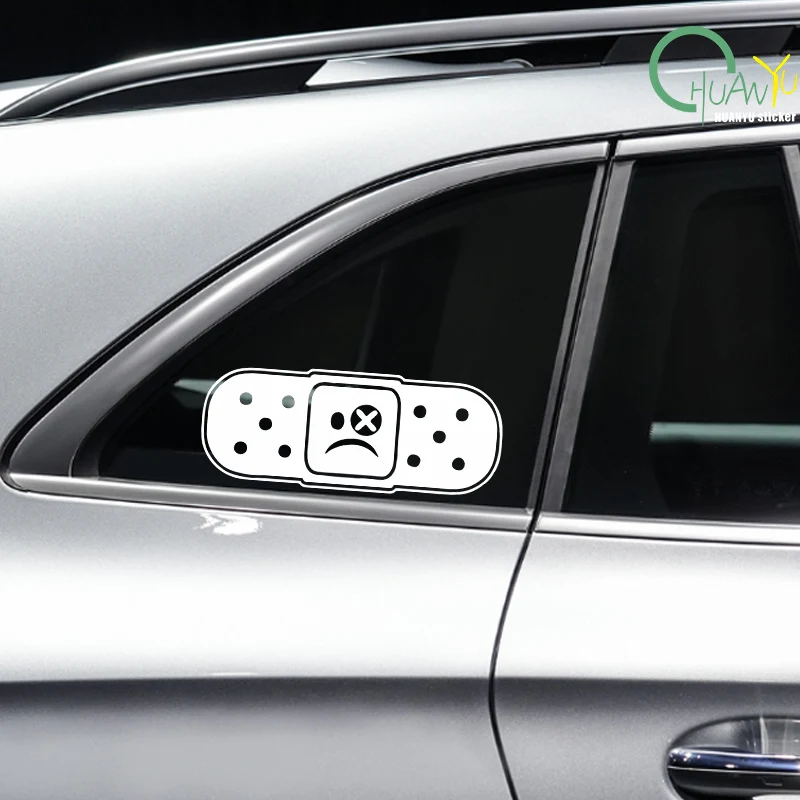 Creative Tape Band Aid Car Sticker Cover Scratch Vinyl Decal AUTO Accessories for Bumper Window Laptop
