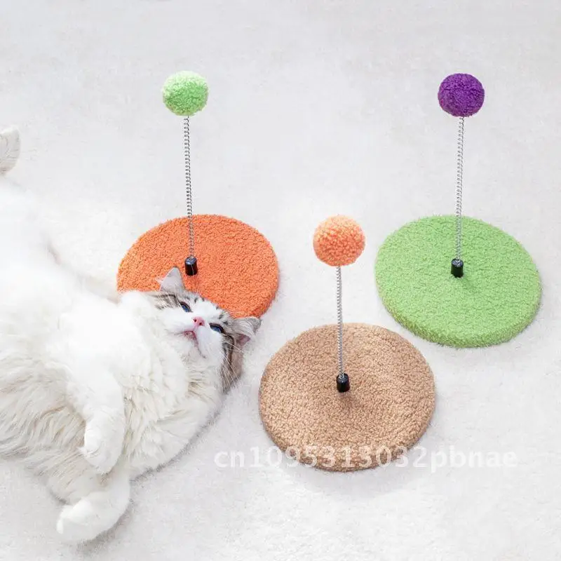 

Cat Spring Ball Toy Self-Hi Cat Toy Stick to relieve boredom and bite-resistant cat toy kitten cat toy ball