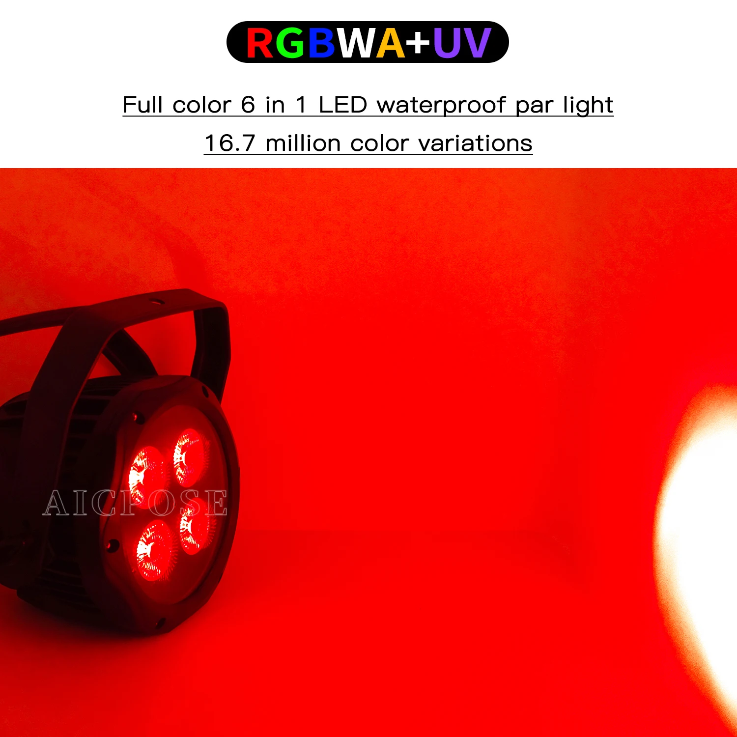 4-10 pz/4x12 W RGBW/4X18 W RGBWA UV 6 in 1 LED Par Luce Esterna IP65 Impermeabile Luce Della Fase Professionale DJ Discoteca Attrezzature Della Fase