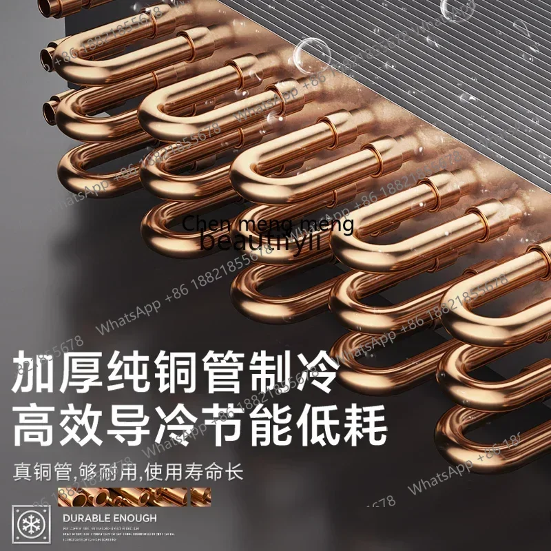 ตู้แช่แข็งแบบตั้งโต๊ะสำหรับงานพาณิชย์ ตู้แช่เย็นแบบมีช่องแช่แข็งและช่องแช่เย็นอุณหภูมิสองระดับสำหรับครัว