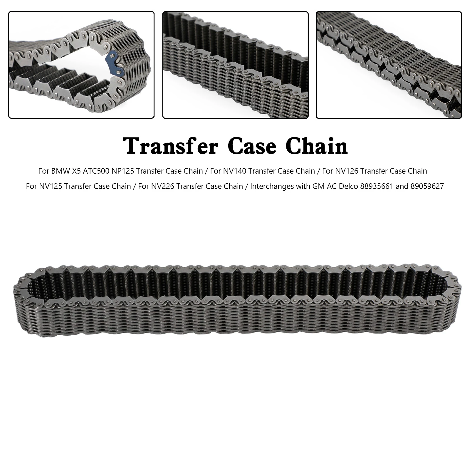 Areyourshop HV059 Transfer Case Chain for BMW X5 ATC500 NV125