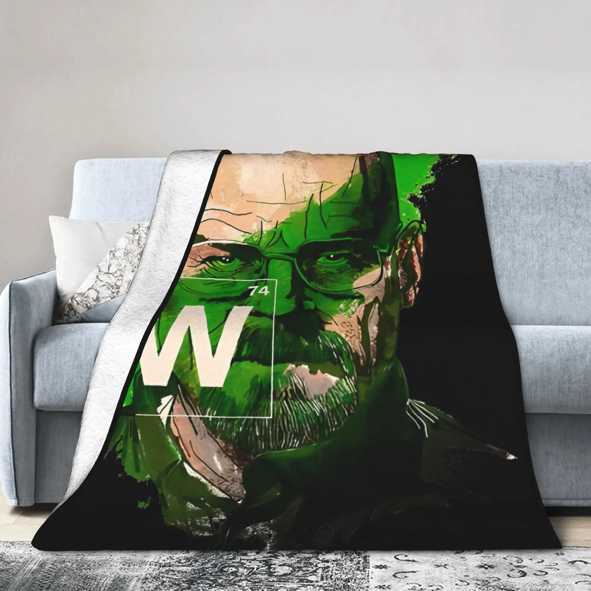 Breaking Bad Walter White Blanket Heisenberg Wool Funny Warm Throw Blankets for Bedding Lounge Spring/Autumn