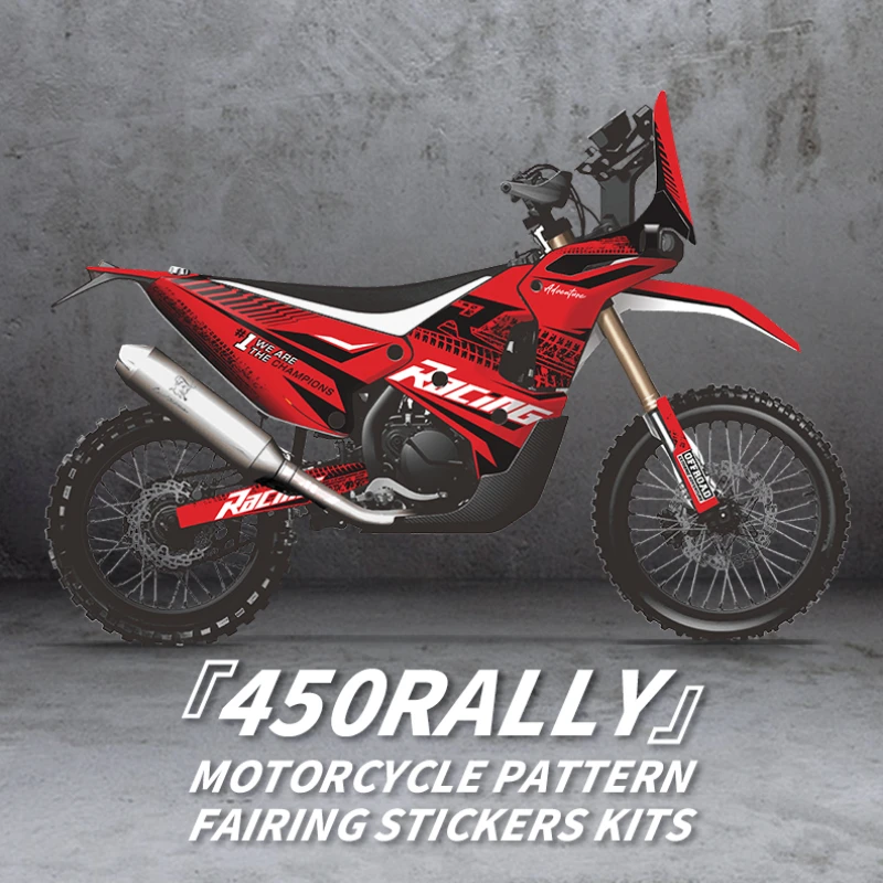 For KOVE 450 RALLY Pattern Printing Stickers Kits Motorcycle Protection & Decoration Various Styles Accessories