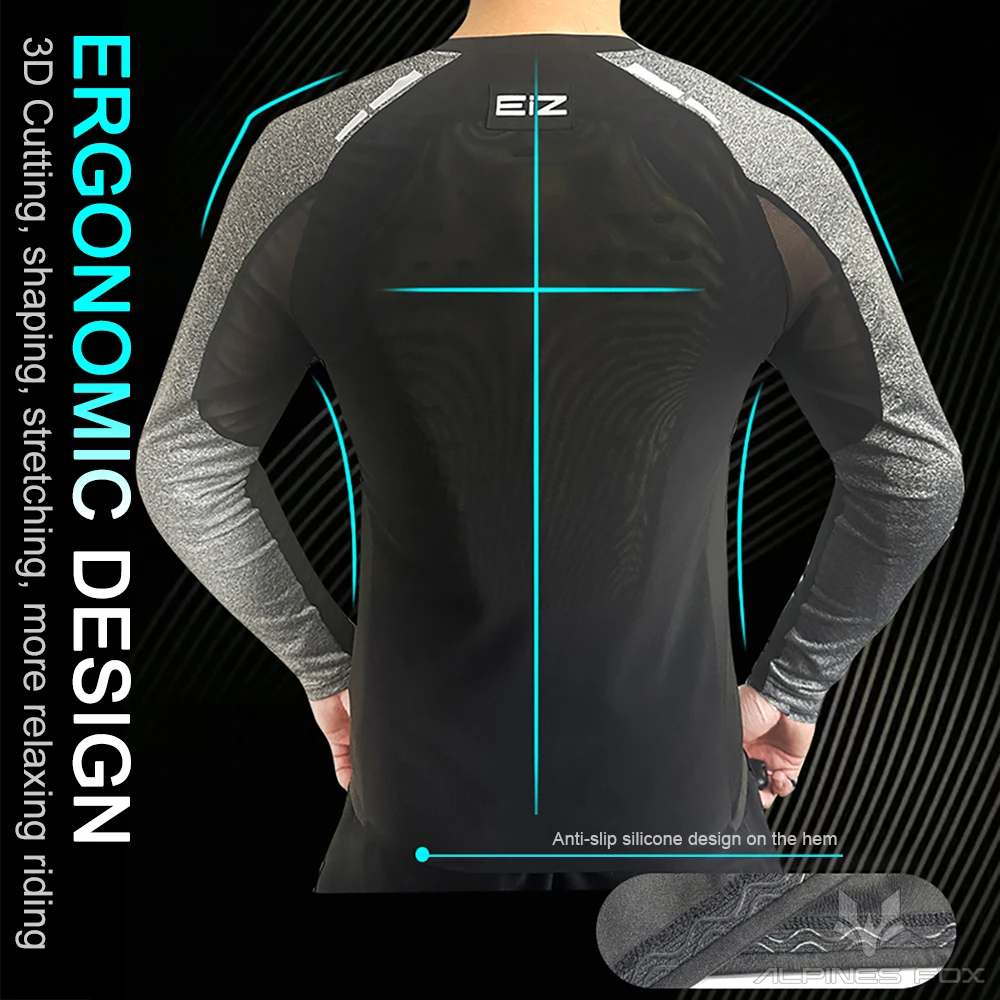 Men\'s Motorcycle Jacket Summer Breathable Motocross Body Armor Elastic Rider Racing Jacket Clothing CE Certified Protector Gear