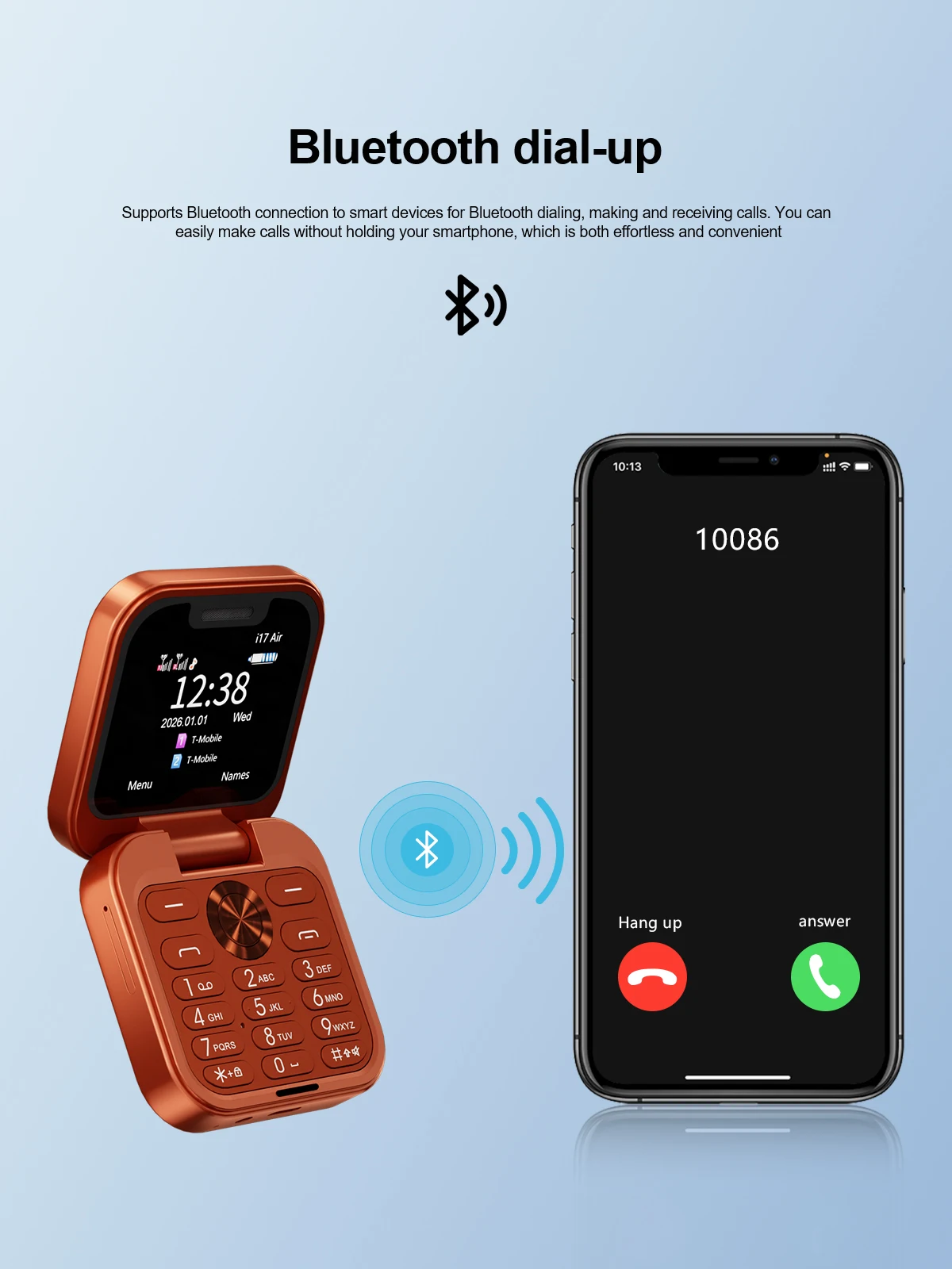 SERVO I17 AIR Small Flip Mobile Phone Bluetooth Dialer Magic Voice Blacklist FM Flashlight Dual SIM Standby Mini Fold Cellphones