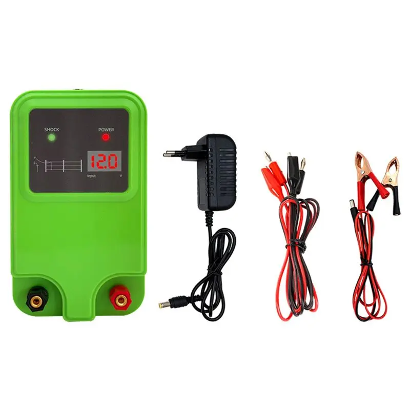 

Livestock Electric Fence Farming Electric Pasture Fence Pulse Generator For Pasture Ranch Farm Fence EU-PLUG