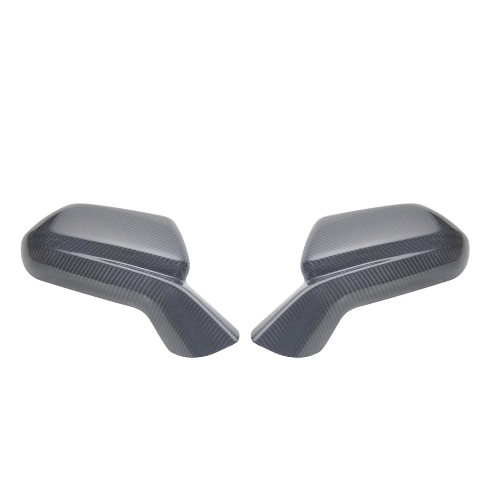 Glossy Black For 2016-2022 Chevy Camaro Real Carbon Fiber Mirror Covers  (Direct Add-On)