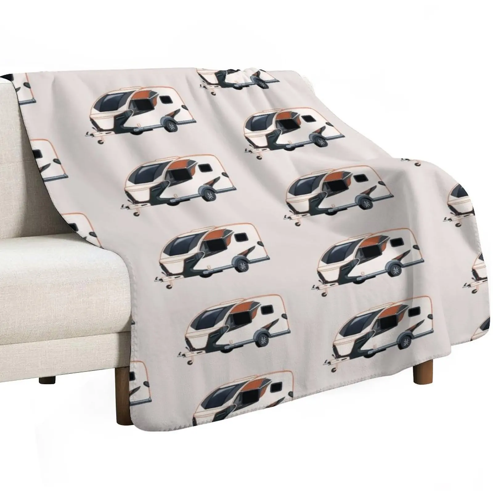 BASE CAMP Caravan with Honeycomb pattern Throw Blanket Thin Thermal Polar cosplay anime for winter Blankets For Sofas Blankets