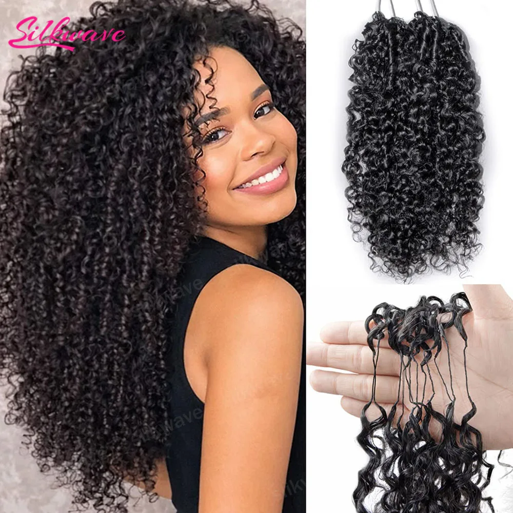 

Волосы для наращивания Curly Miracle Knots: бесшовные, предварительно разделенные, вьетнамские, глубокая волна, 100% натуральные человеческие волосы для плетения крючком