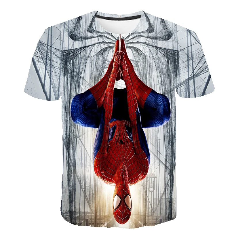 Classic movie hero Spider Man 3D printed adult children\'s  T-shirt top for daily leisure comfort trendy clothing sports tops